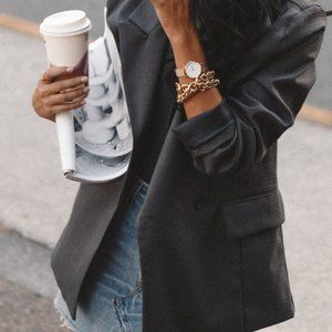 Petal + Pup | Blazer - Charcoal
